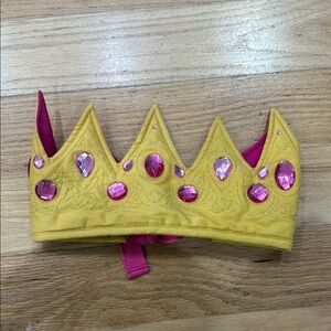 Disney Yellow Crown with Pink Jewels